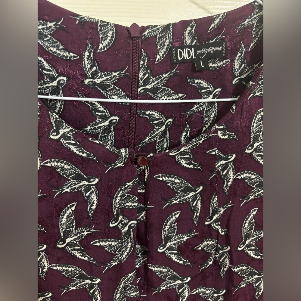 Unique Bird Print Dress